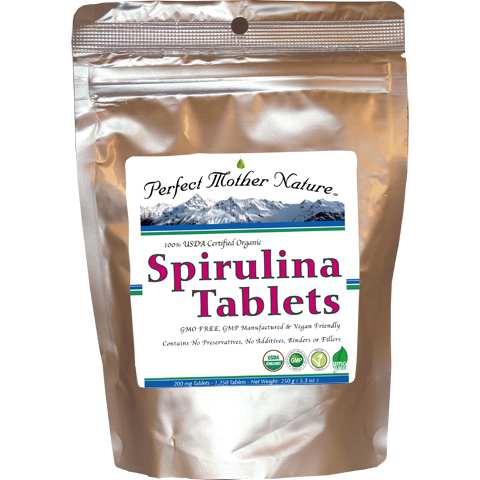 Certified Organic Spirulina Tablets Image